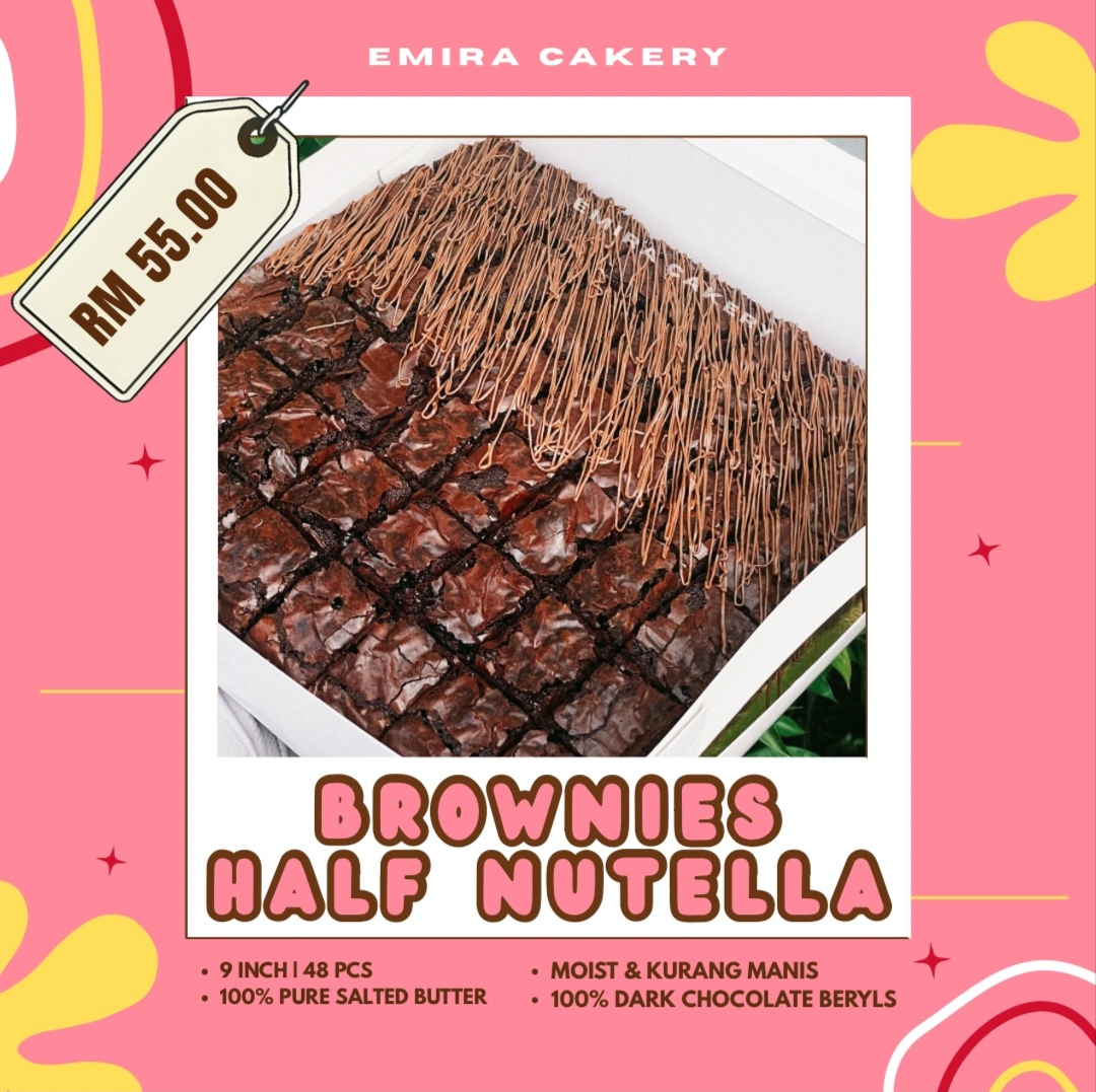 Brownies Half Nutella 